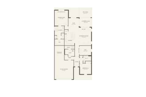 House floor plan «House», 2 bedrooms in Del Webb Bexley