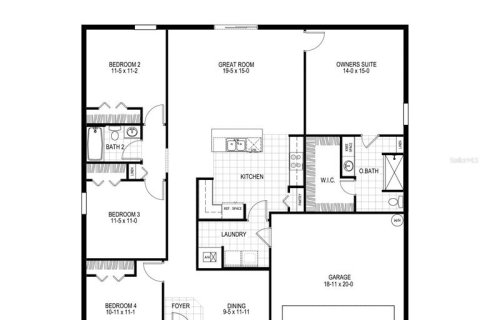 House in Palm Coast, Florida 4 bedrooms, 167.78 sq.m. № 1636208 - photo 18