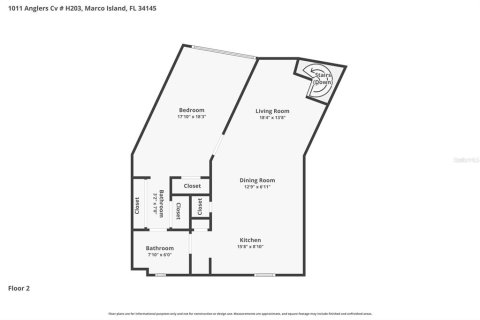 Condo in Marco Island, Florida, 1 bedroom  № 2106518 - photo 20