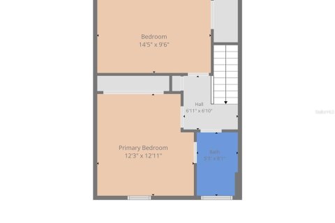 Townhouse in Tampa, Florida 2 bedrooms, 98.1 sq.m. № 2232460 - photo 23