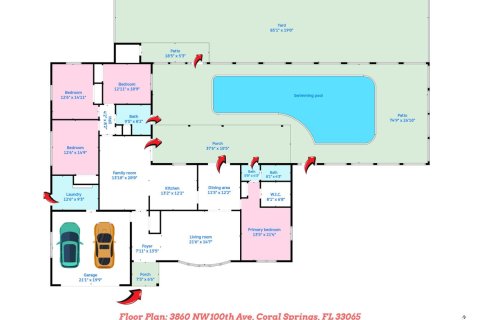 Casa en venta en Coral Springs, Florida, 4 dormitorios, 216.18 m2 № 2087499 - foto 7