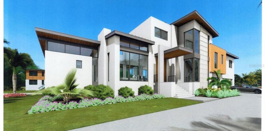 House in Sarasota, Florida 5 bedrooms, 345.88 sq.m. № 1530573