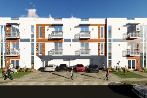 Таунхаус в Окленд-Парк, Флорида 3 спальни № 2047961