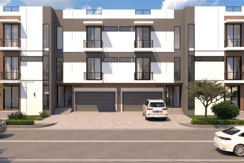 Купить таунхаус в Окленд-Парк, Флорида 3 спальни, № 2047961 - фото 2