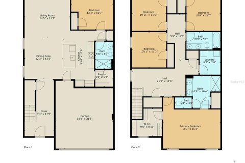 Villa ou maison à vendre à Dade City, Floride: 5 chambres, 227.33 m2 № 1598228 - photo 8