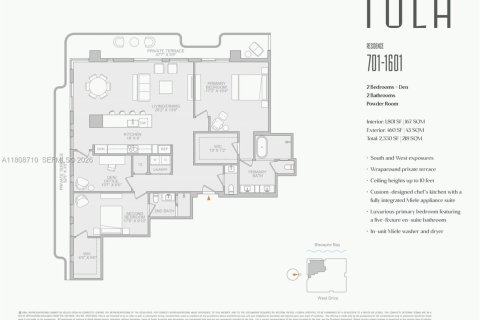 Copropriété à vendre à North Bay Village, Floride: 2 chambres, 172.8 m2 № 2188866 - photo 15