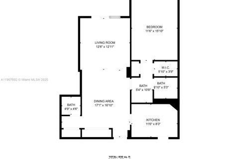 Снять в аренду кондоминиум в Санни-Айлс-Бич, Флорида 1 спальня, 70.79м2, № 1963928 - фото 12