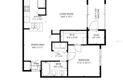 Condo in Oviedo, Florida, 1 bedroom № 2402750 - photo 20