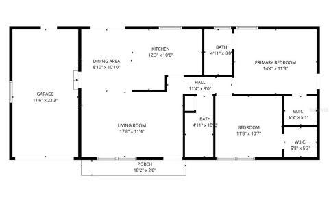 House in Gainesville, Florida 2 bedrooms, 98.66 sq.m. № 2122640 - photo 6