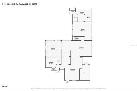 Купить виллу или дом в Спринг-Хилл, Флорида 3 комнаты, 185.25м2, № 2279866 - фото 2
