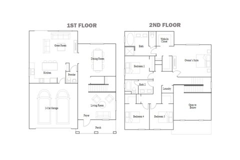 Townhouse floor plan «236SQM CARMEL», 4 bedrooms in SIENA RESERVE