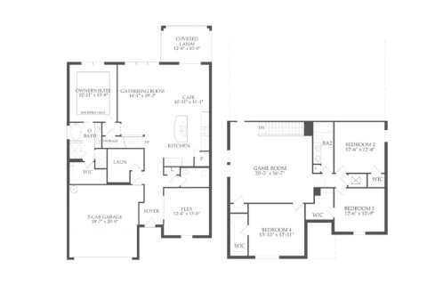 House floor plan «262SQM», 4 bedrooms in THE ENCLAVES AT WOODMONT