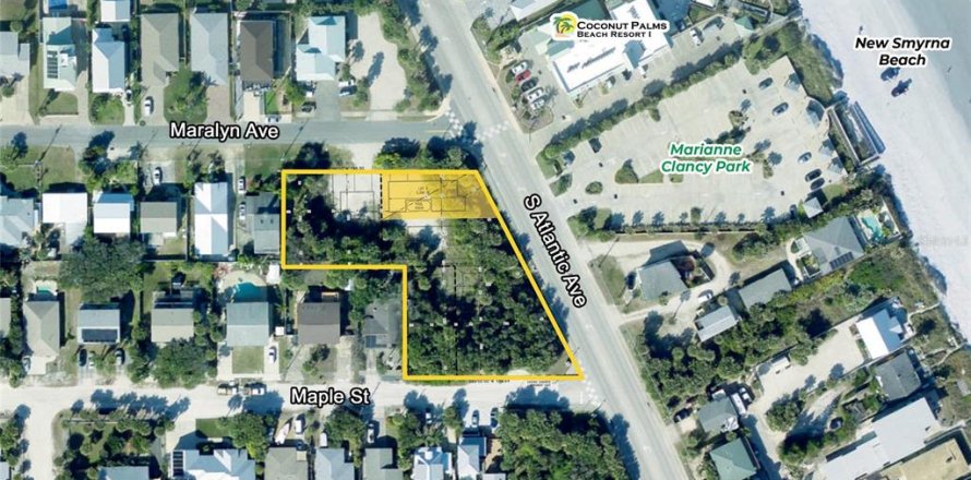 Land in New Smyrna Beach, Florida № 811736