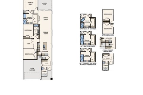 Property floor plan «House», 3 bedrooms in Single-Family Homes at Concourse Crossing