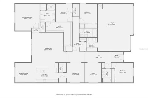 House in Bartow, Florida 4 bedrooms, 259.48 sq.m. № 2207135 - photo 30
