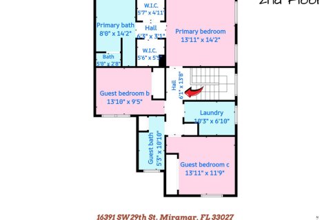 Villa ou maison à vendre à Miramar, Floride: 4 chambres, 209.96 m2 № 2428152 - photo 29