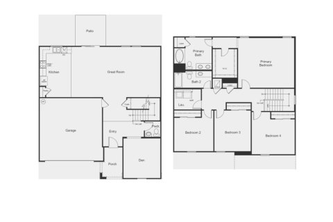 House floor plan «House», 4 bedrooms in Sabal Estates