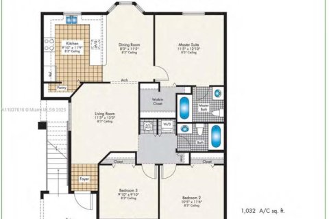 Condominio en venta en Cutler Bay, Florida, 3 dormitorios, 95.88 m2 № 1840800 - foto 11