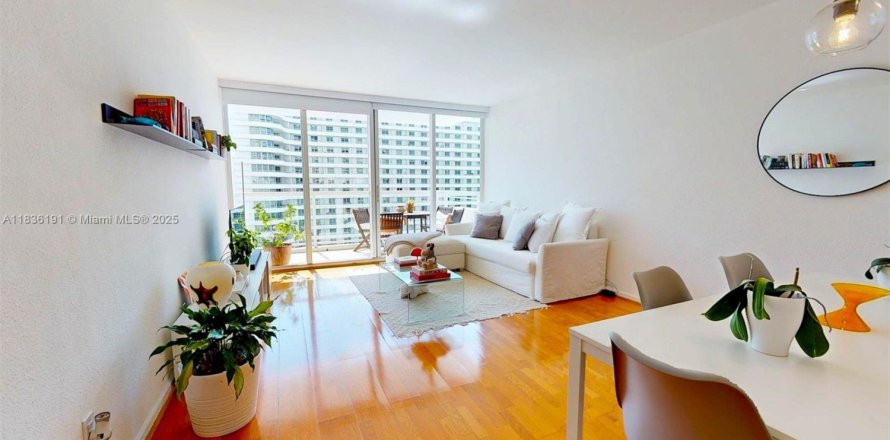 Кондоминиум с 1 спальней в Майами-Бич, Флорида № 1958582