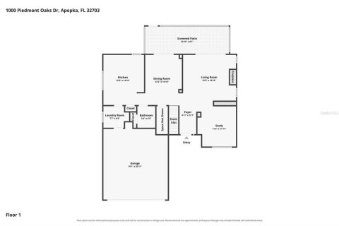 House in Apopka, Florida 3 bedrooms, 177.63 sq.m. № 2403669 - photo 30