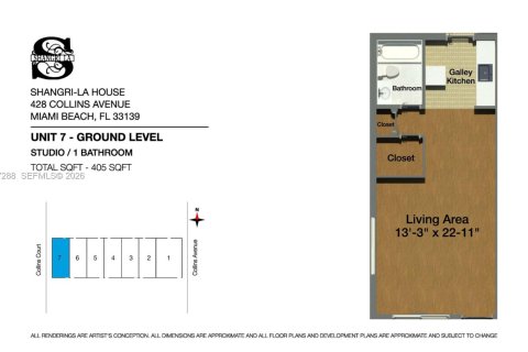 Appartement à louer à Miami Beach, Floride: 37.63 m2 № 2056810 - photo 15