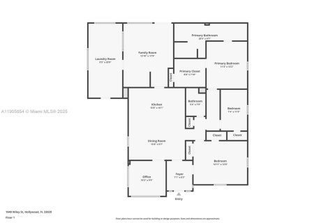 Casa en venta en Hollywood, Florida, 3 dormitorios, 178 m2 № 1970941 - foto 29