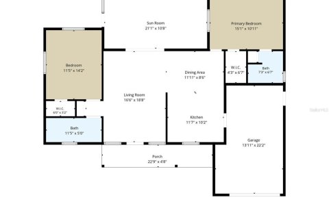 Casa en venta en Port Richey, Florida, 2 dormitorios, 97.92 m2 № 2383582 - foto 23