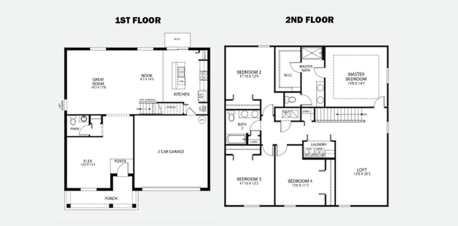 Touwnhouse à CENTRAL PARK à Port St. Lucie, Floride 4 chambres, 250 m2 № 69763