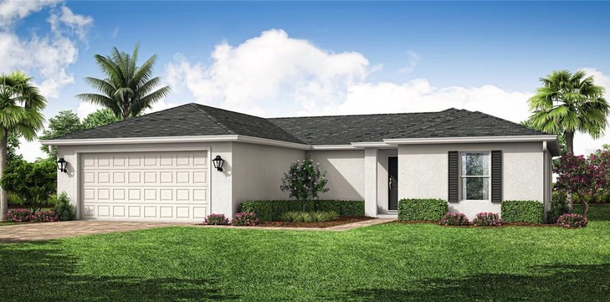 House in Port Charlotte, Florida 4 bedrooms, 132.48 sq.m. № 2148826