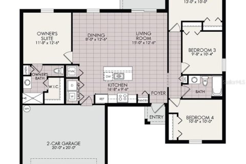 House in Port Charlotte, Florida 4 bedrooms, 132.48 sq.m. № 2148826 - photo 9