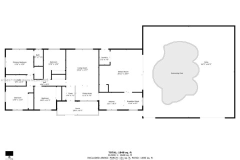 House in Miami, Florida 4 bedrooms, 182.09 sq.m. № 1825558 - photo 16