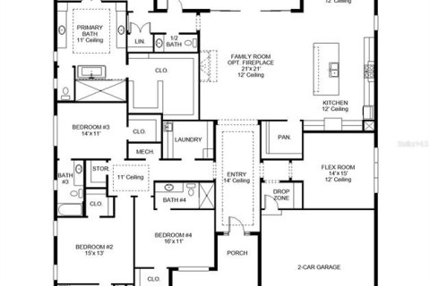 House in Bradenton, Florida 4 bedrooms, 347.55 sq.m. № 2299637 - photo 2