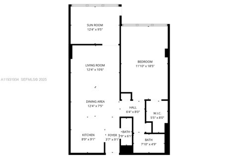 Снять в аренду кондоминиум в Халландейл-Бич, Флорида 1 спальня, 85.01м2, № 1991476 - фото 25