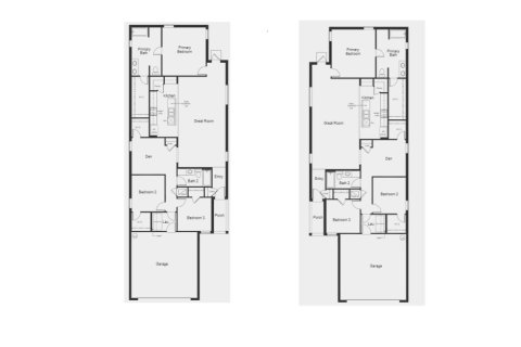 House floor plan «floor 1775 plan», 3 rooms in Hickory Ranch