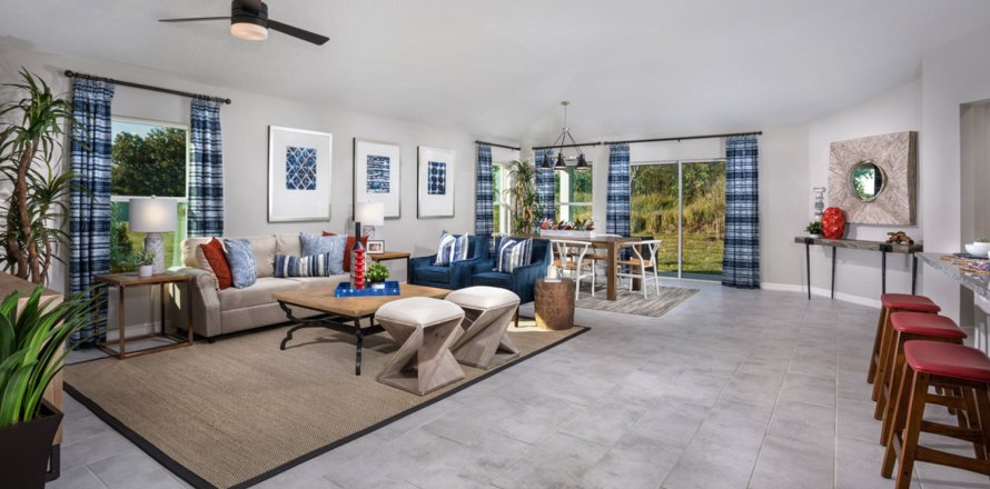 Townhouse in SUMMERLIN GROVES in Haines City, Florida 4 bedrooms, 159 sq.m. № 56968