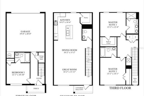 Townhouse in Orlando, Florida 3 bedrooms, 167.04 sq.m. № 2221320 - photo 4
