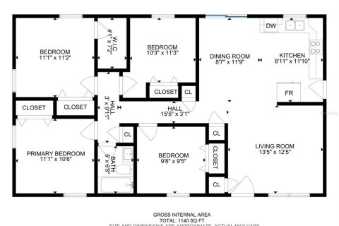 Casa en venta en Dunnellon, Florida, 4 dormitorios, 106.28 m2 № 1769367 - foto 10