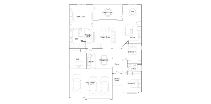 Таунхаус в SILVER LANDING в Сент-Огастин, Флорида 3 спальни, 211м2 № 34533