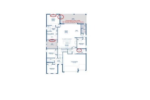 Property floor plan «3BR-1», 3 bedrooms in Crosswind Point