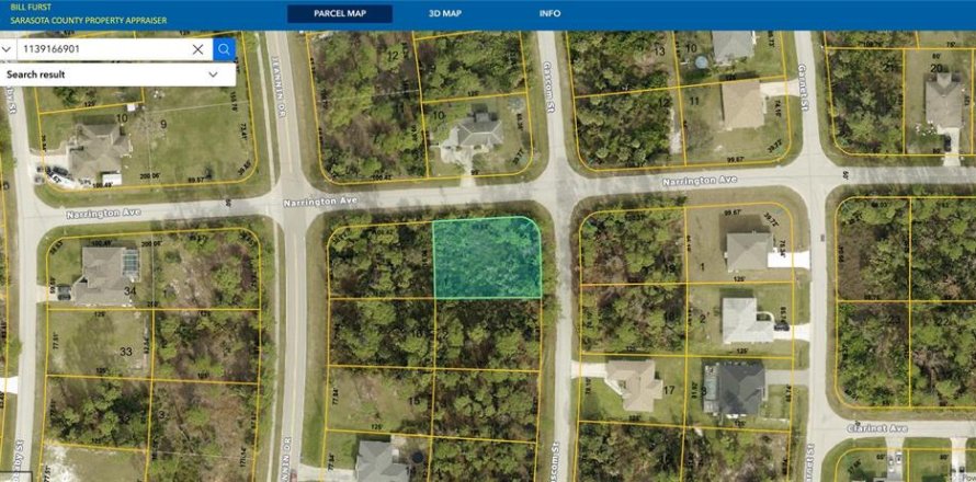 Terreno en North Port, Florida № 1553718