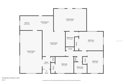 Villa ou maison à vendre à Maitland, Floride: 3 chambres, 171.96 m2 № 1869002 - photo 3