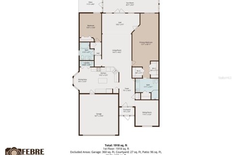 Condo in Sun City Center, Florida, 2 bedrooms № 2091882 - photo 6