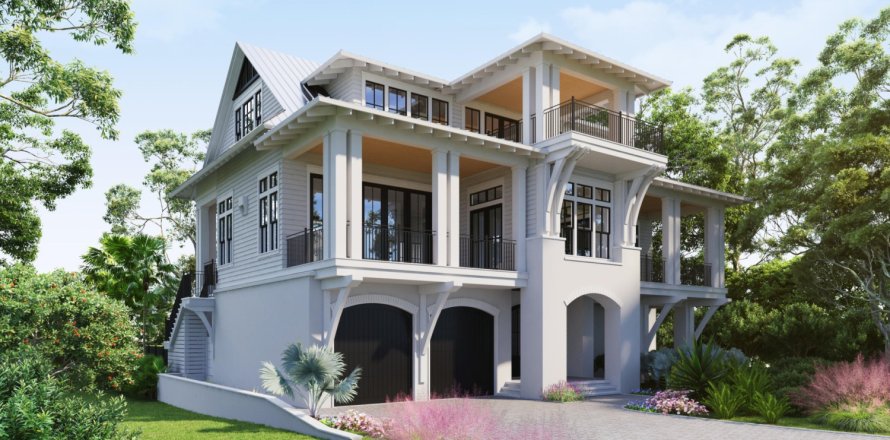 House in Santa Rosa Beach, Florida 5 bedrooms, 476.87 sq.m. № 558334