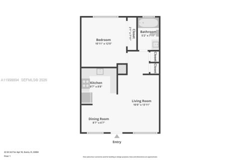 Condo in Dania Beach, Florida, 1 bedroom  № 2244319 - photo 22