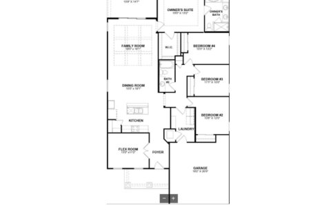 House floor plan «House», 4 bedrooms in Panther Creek Preserve