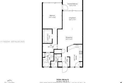 Condo in Miami, Florida, 1 bedroom  № 1991450 - photo 22