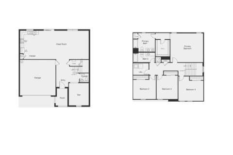 House floor plan «House», 4 bedrooms in Sawgrass Lakes II