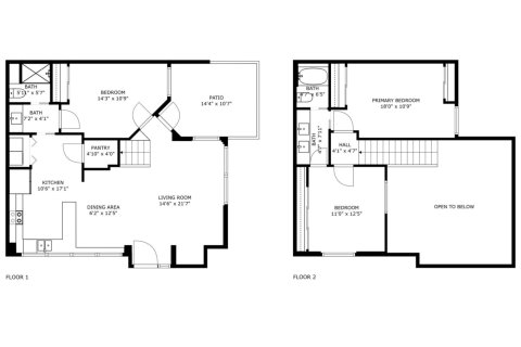 Adosado en venta en Lake Clarke Shores, Florida, 3 dormitorios, 128.76 m2 № 804729 - foto 1