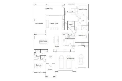 House floor plan «256SQM», 3 bedrooms in SOUTHSHORE BAY