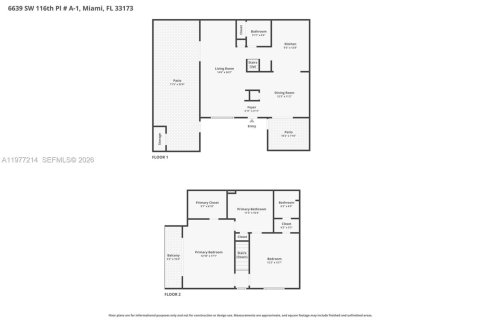 Adosado en venta en Miami, Florida, 2 dormitorios, 123.56 m2 № 2041722 - foto 22
